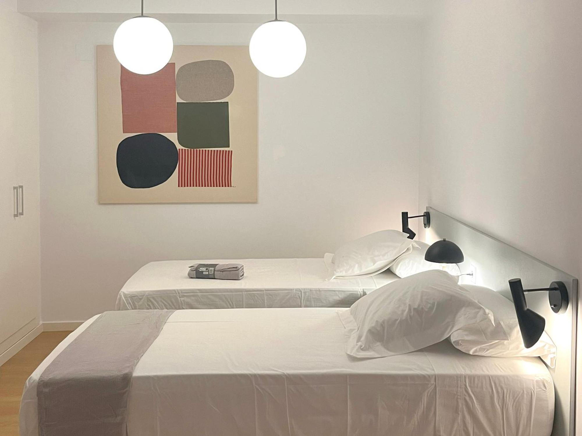 Stylish Well-Connected Beachfront Flat Valencia Bagian luar foto