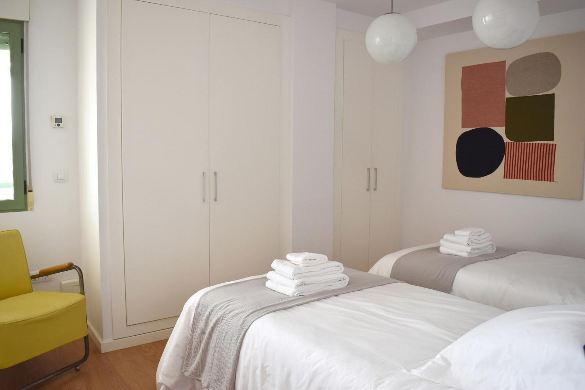 Stylish Well-Connected Beachfront Flat Valencia Bagian luar foto